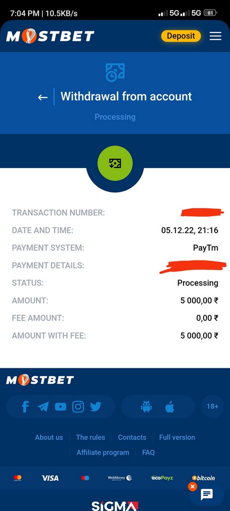 Mostbet Visit Together With Various Other Terrific Attributes